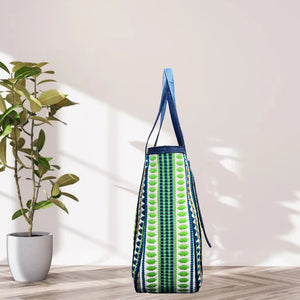 Azure Striped Bag - Assk-bags