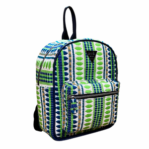 Chilli Green striped Backpack - Assk-bags