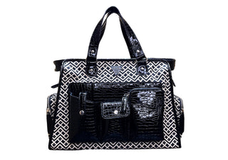 Monochromatic Yin-Yang Duffle - Assk-bags