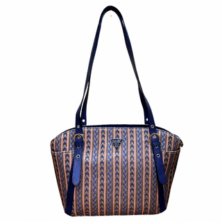 Adventorus Blue Tan Stripes Bag - Assk-bags