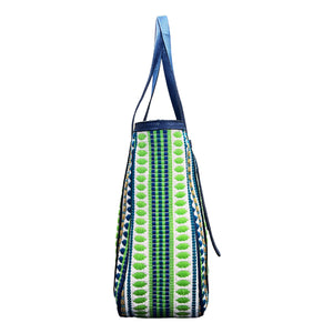 Azure Striped Bag - Assk-bags