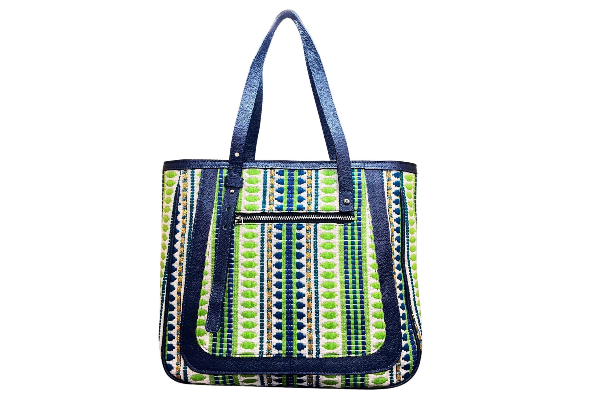 Azure Striped Bag - Assk-bags