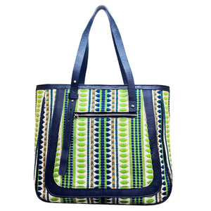 Azure Striped Bag - Assk-bags