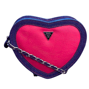 Denim Pink Heart Bag - Assk-bags