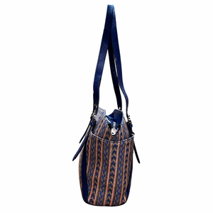 Adventorus Blue Tan Stripes Bag - Assk-bags