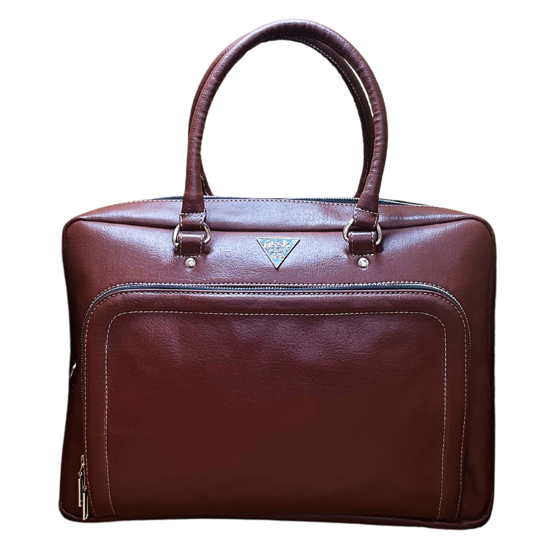 Dual Tone Executive Laptop Bag - Assk-bags