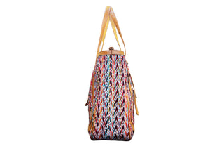 Cappuccino zigzag tote - Assk-bags