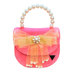 Rose Pearl Braided Handbag - Assk-bags