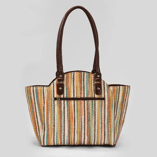 Colorful Companion Crescent Tote Bag - Assk-bags