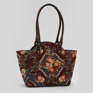 Italian Rose Crescent Tote Bag - Assk-bags