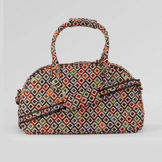 Multicolor structured Duffle bag - Assk-bags