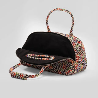 Multicolor structured Duffle bag - Assk-bags