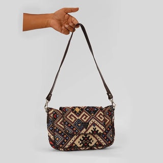 Patterned Detachable Belt Handbag - Assk-bags